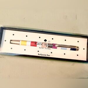 Kate Spade Multicolor Striped Ballpoint Pen